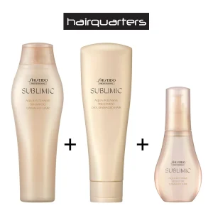 SHISEIDO AI Dry & Damaged Hair Shampoo 250ml + Treatment 250g + Leave In Velvet Oil 100ml