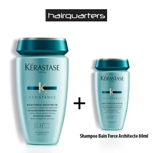 KERASTASE Repair Shampoo Bain Force Architecte 250ml + Free 80ml Repair Shampoo Bain Force Architecte